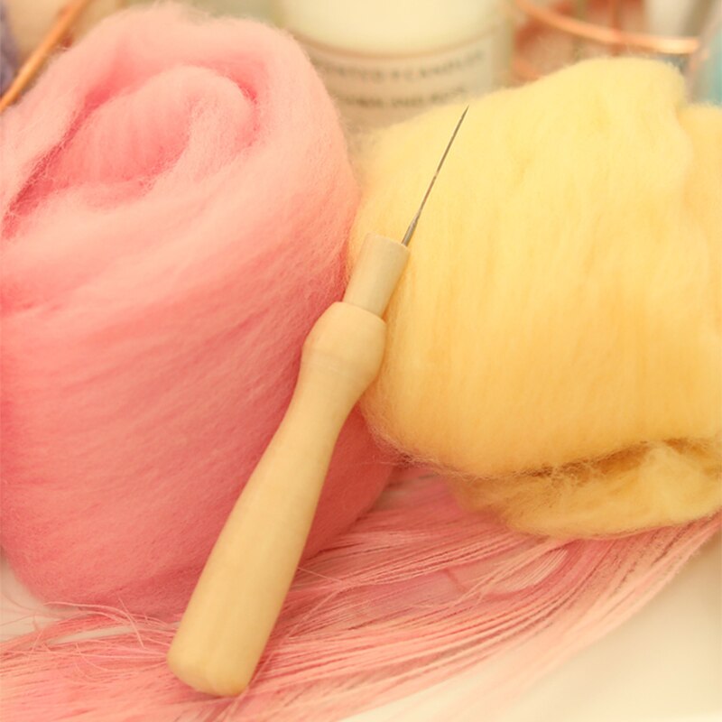 Wool Felt Needle Felt Needle Felting Starter Kit Felting Needles Felt Diy Package for Felting Craft