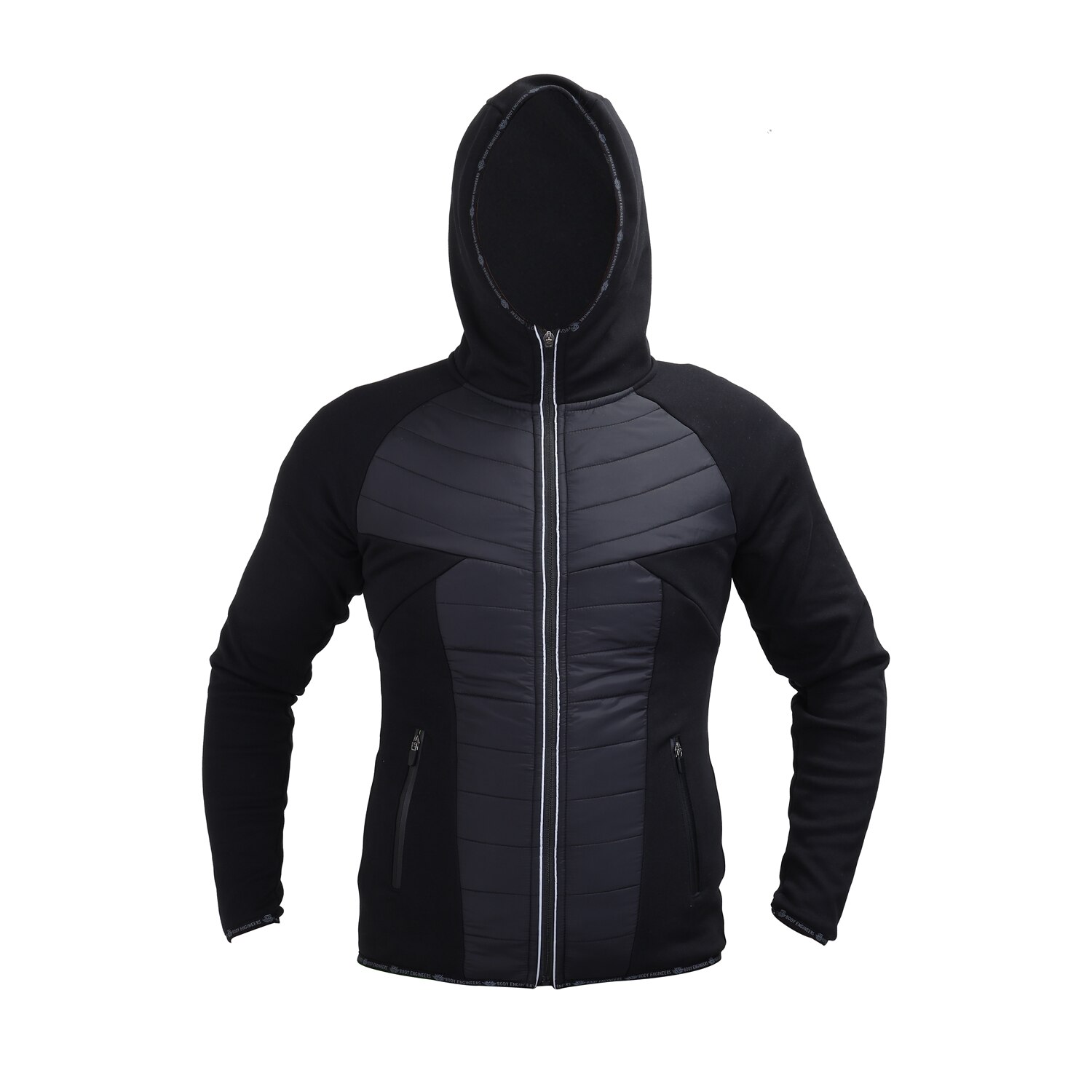 Running Jacket Men's Warm Cotton-padded Clothes Light-weight Sports Cotton-padded Jacket Long Sleeve Yoga Jacket