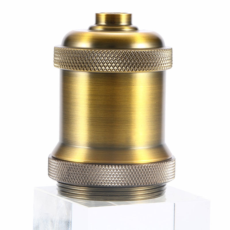 E27 vintage lampe pæreholder metal belysning tilbehør aluminium fatning 90-260v 260w ankomster