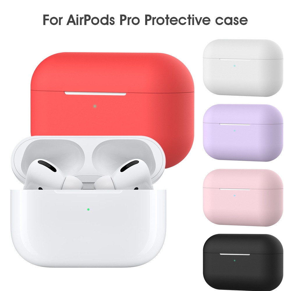 Funda de silicona para Apple Airpods Pro, funda inalámbrica con Bluetooth para Airpods 1 y 2, funda para auriculares para funda protectora de Airpods