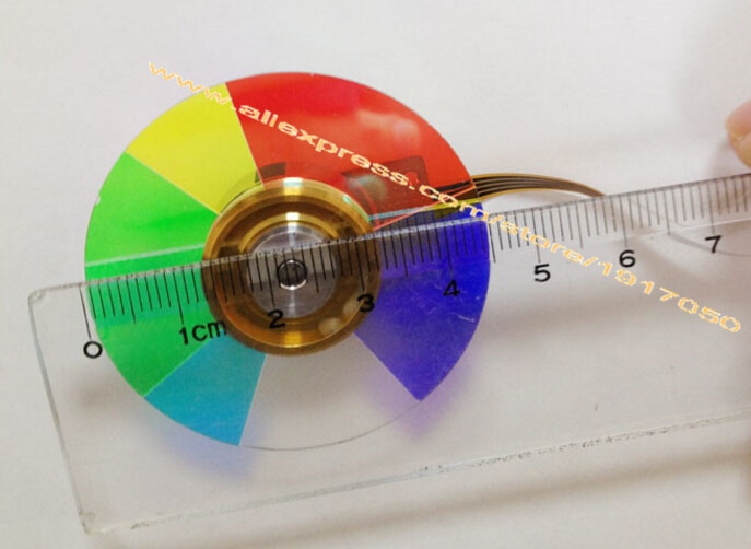 Projektor farbrad für Vivitek ES2806F, 6 segmente 44mm