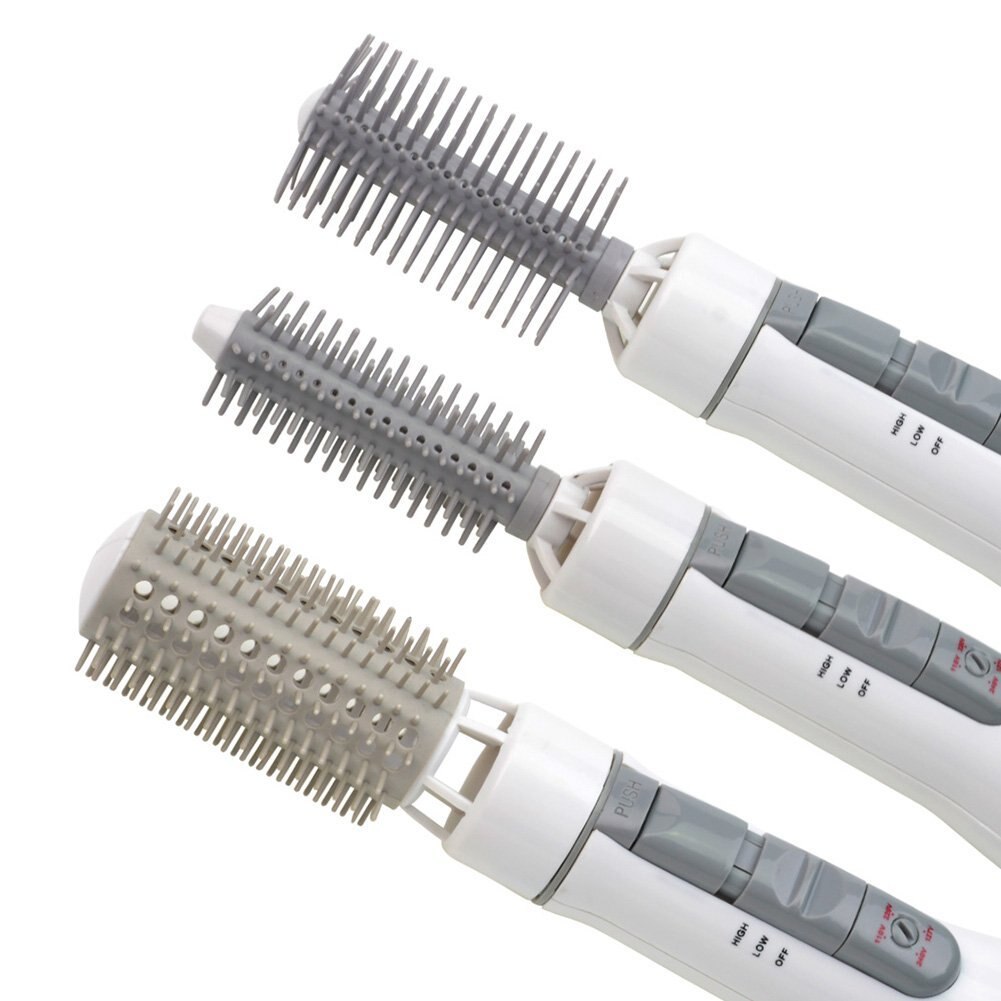 8 w 1 szczotko-suszarka jonowa suszarka do włosów Volumizer gorąca rozpylacz 3 tryby grzebień prostujący włosy lokówki do włosów szczotko-suszarka do włosów