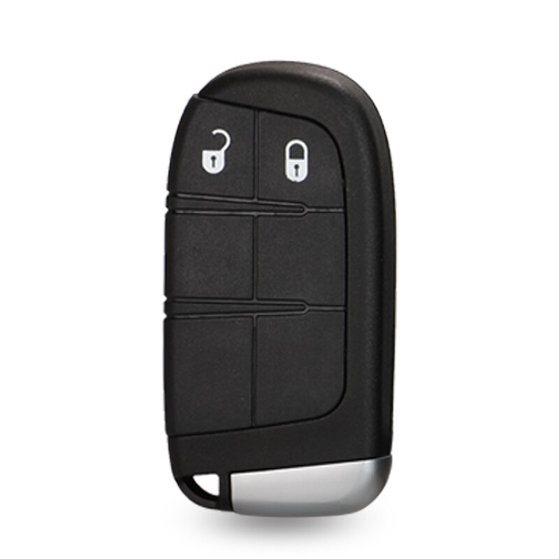 Jingyuqin para Jeep Grand Cherokee Dodge Ram 1500 cargador de viaje Dardo Challenger Durango Chrysler 300 carcasa de llave remota 2/3/4/5BT: Negro