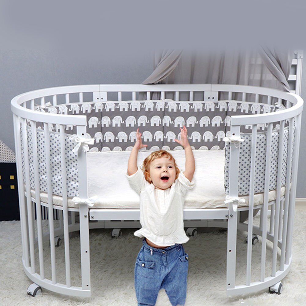 Neugeborenen Baby Bett Stoßstange Krippe Kissen Kissen Schlafzimmer Bett Schutz Gefüllte Puppe Schlafen Zubehör freundlicher Bequeme Wohnkultur