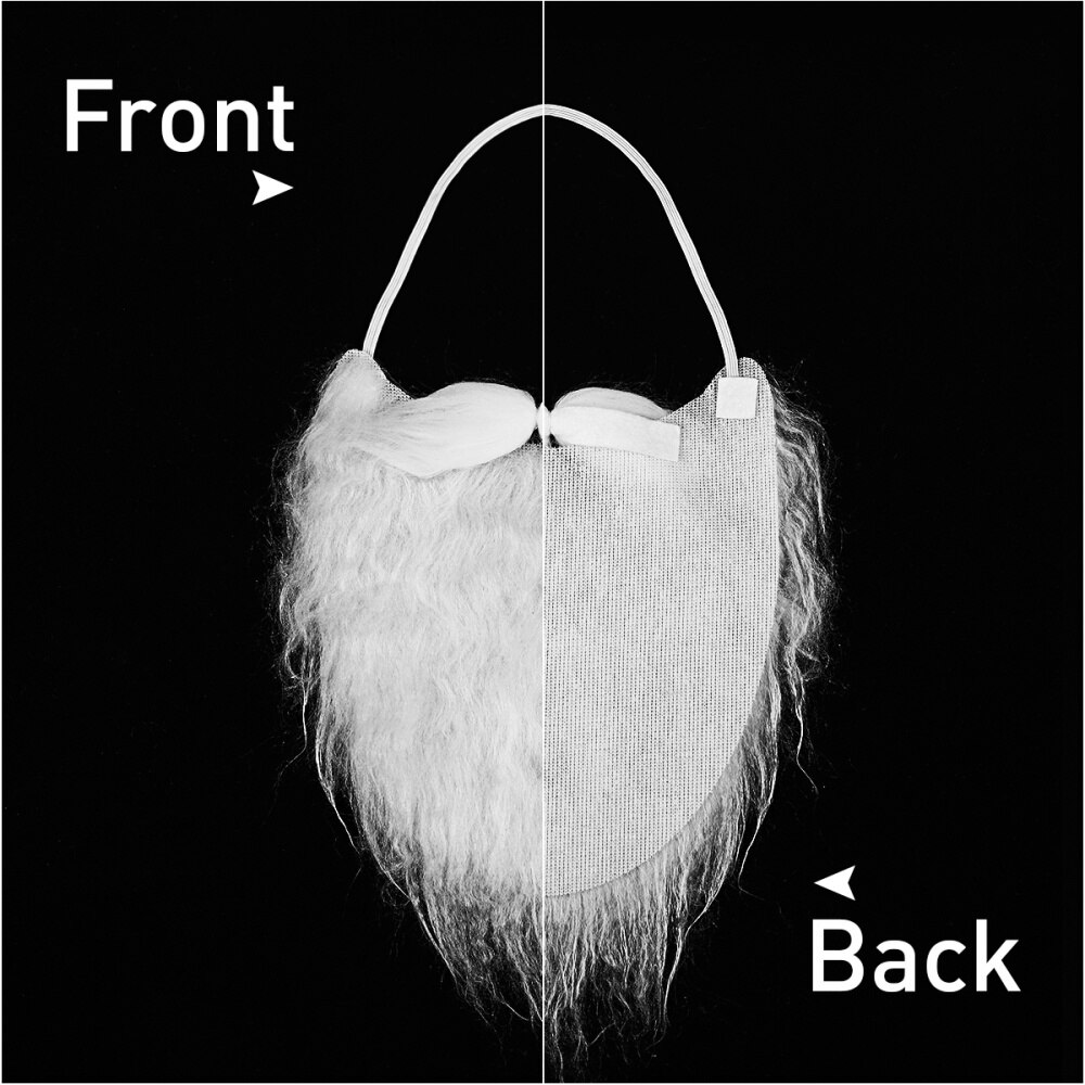 1 Pc Santa Claus Beard Cosplay Beard Performance Prop for Christmas Party