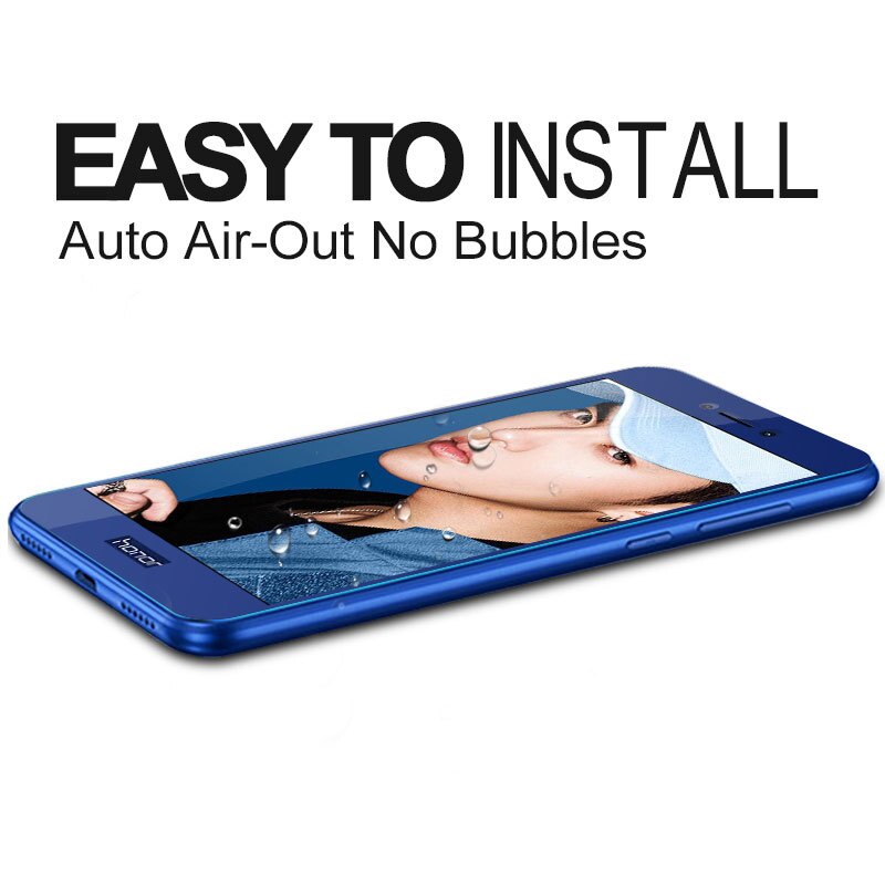 Protective glass on for huawei honor 8 lite light tempered glass screen protect cover honor 8 pro 8c 8x 8 x c safety glas honor8