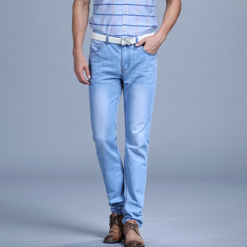 Grote lente zomer jeans utr dunne heren jeans herenbroeken kledingmerk