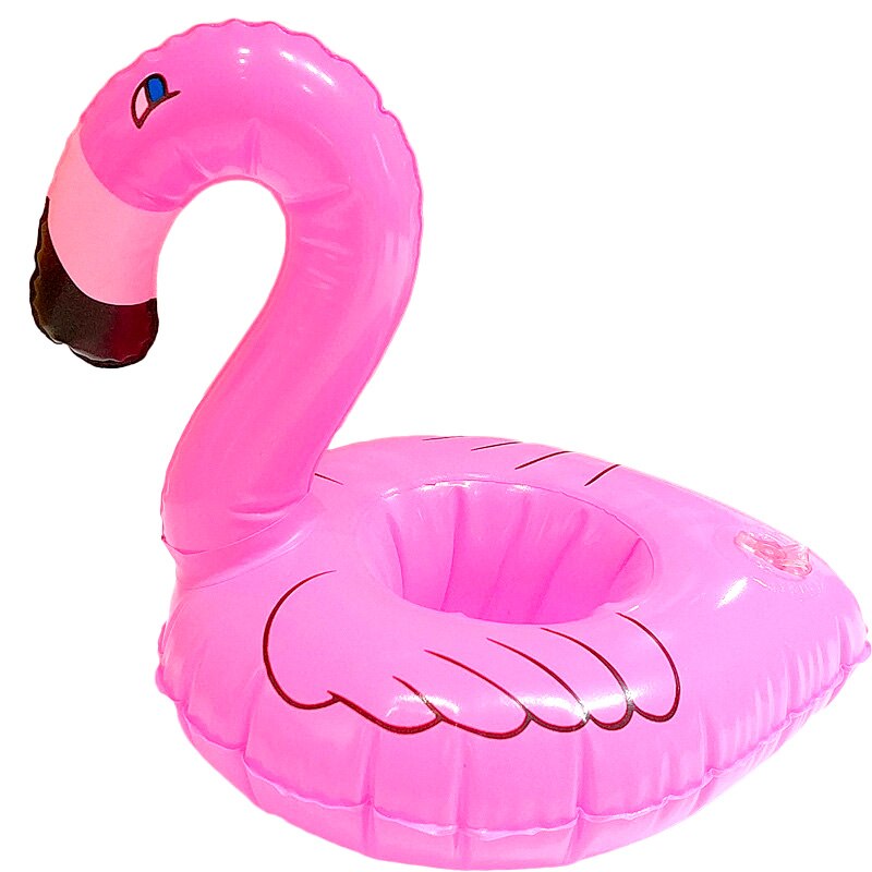 Mini unicorn coasters oppustelig kop og alle slags luftpuder holder drikkebåde sommer poolfest hawaii strandfest: 2