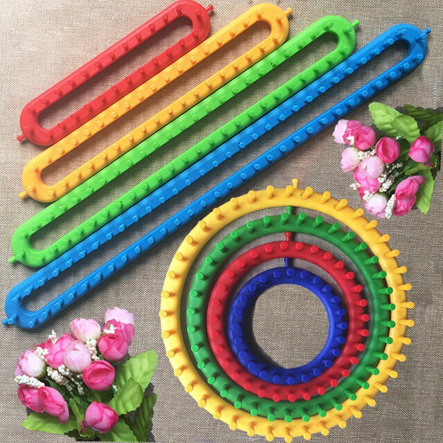 Knitting Machine Sewing Material Accessories Loom Needlework Kit Tools Circular To knit Weaving Handmade Scarf Sock Suture DIY