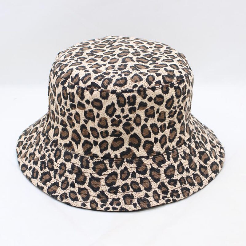 Beach Sports Cap Leopard Print Bucket Hat Fisherman Hat Outdoor Travel Hat Sun Cap Hats Bonnet Summer Hip Hop Cap for Men Women