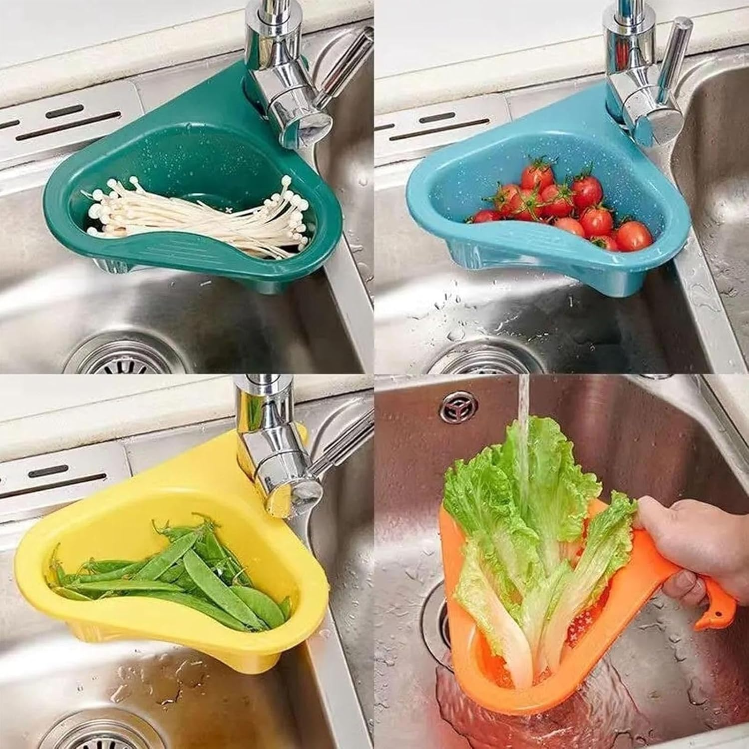 itchen Sink Drain Basket, Hanging Faucet Filter Basket, Convenient Multifunctional Kitchen Sink Basket