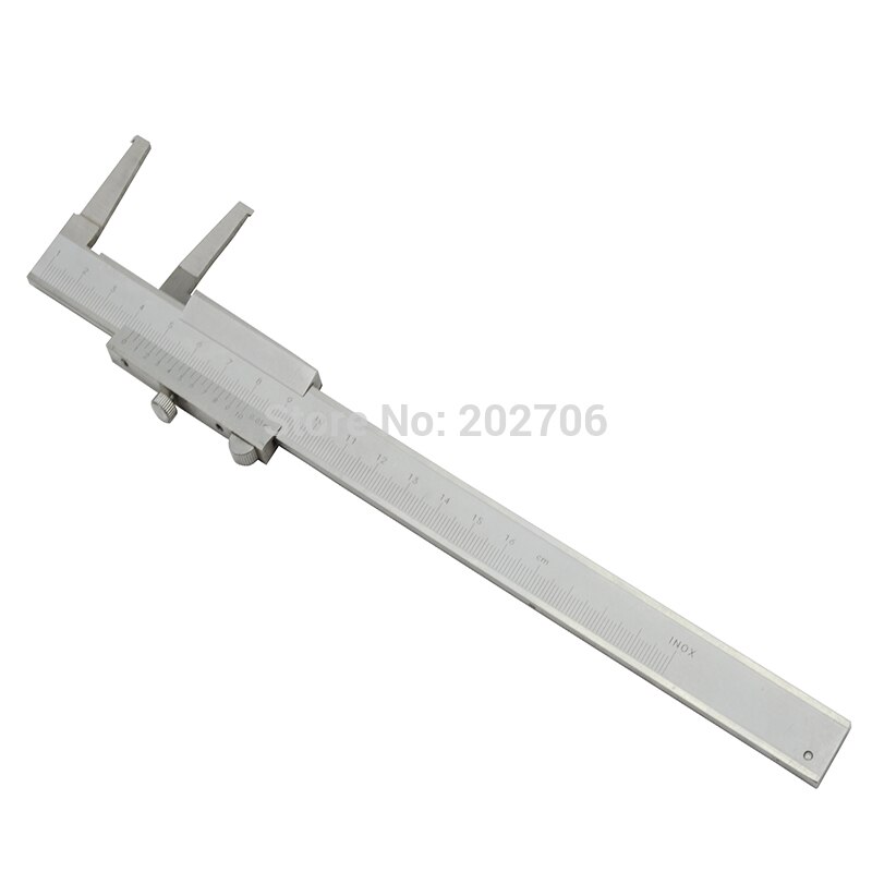 10-160mm 0.02mm Long Claw Inside Groove Vernier Calipers Stainless Steel Inner Vernier Calipers to measure inside groove