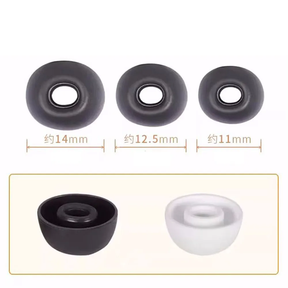 6 Stuks Siliconen Oordopjes Tips Voor Xiaomi Redmi Buds 5 Pro Oordopjes Vervanging Oortelefoon Kits Oordopjes Oorgels Accessoires Reparatie