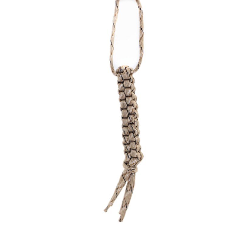 Fallskärmssnöre kedjeförare lanyard kniv redskap trave kit . 550 paracord: Öken camo