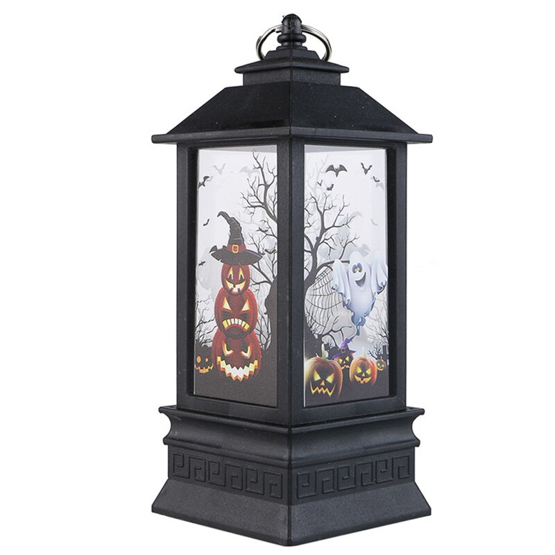 Halloween led natlys lanterne festival dekoration simulation brand lampe fest hjem rekvisitter halloween dekorativ lampe