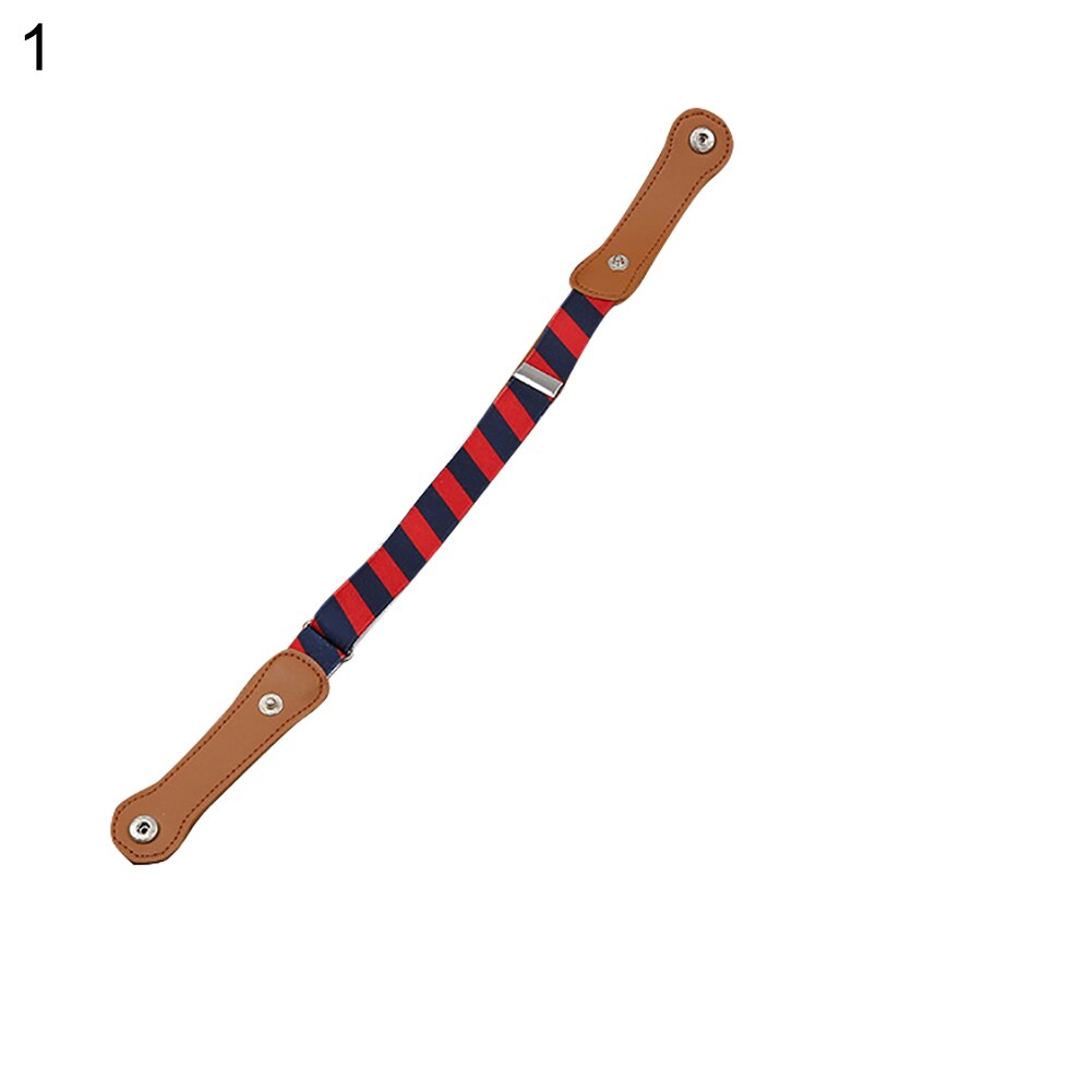 Sanwood børn børn spænde fri elastisk bælte stretch talje justerbar linning til dreng pige stribede bælter: 1