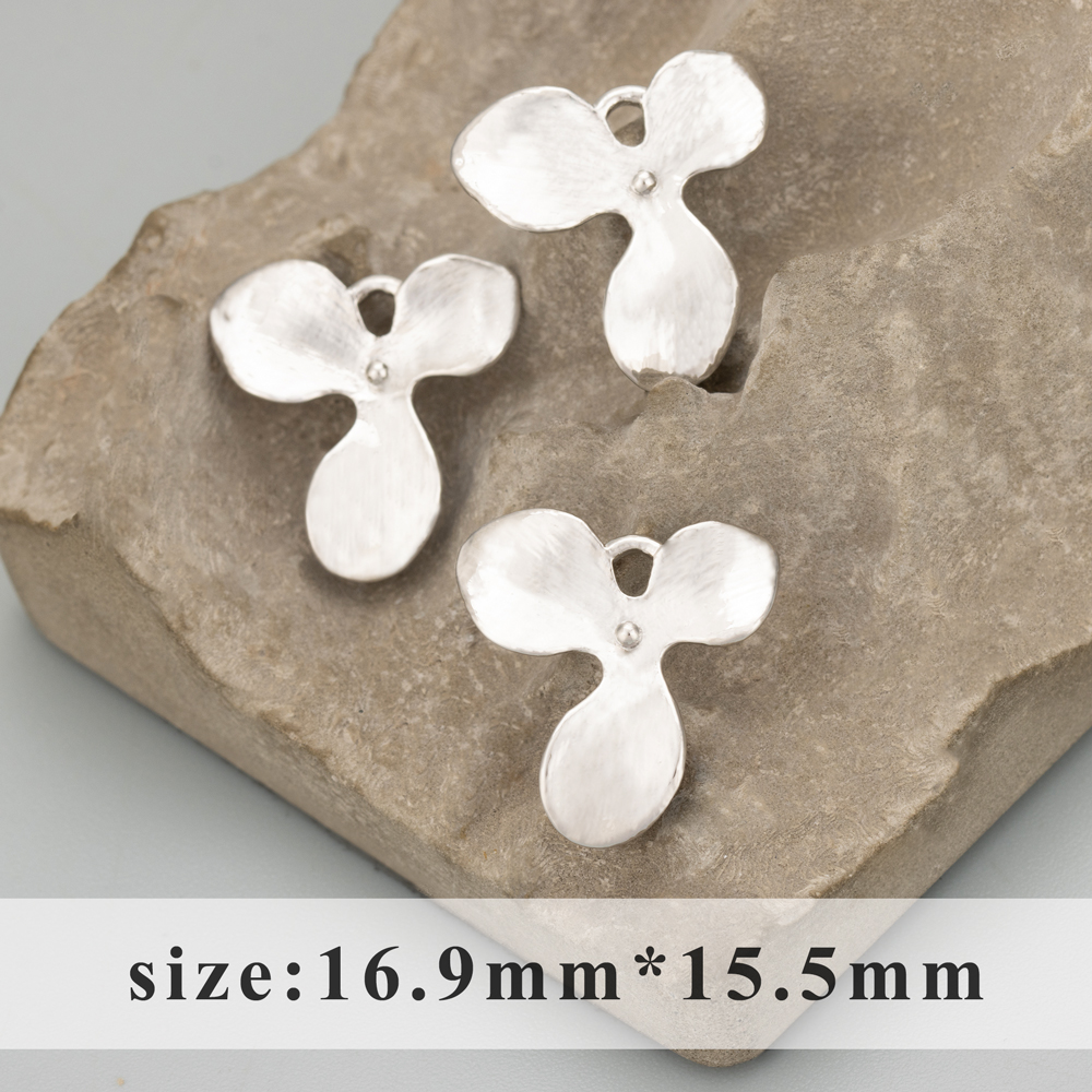 GUFEATHER MD66, sieraden accessoires, 18k goud rhodium plated, koper, bladvorm, sieraden maken, bedels, diy hangers, 6 stks/partij: Black