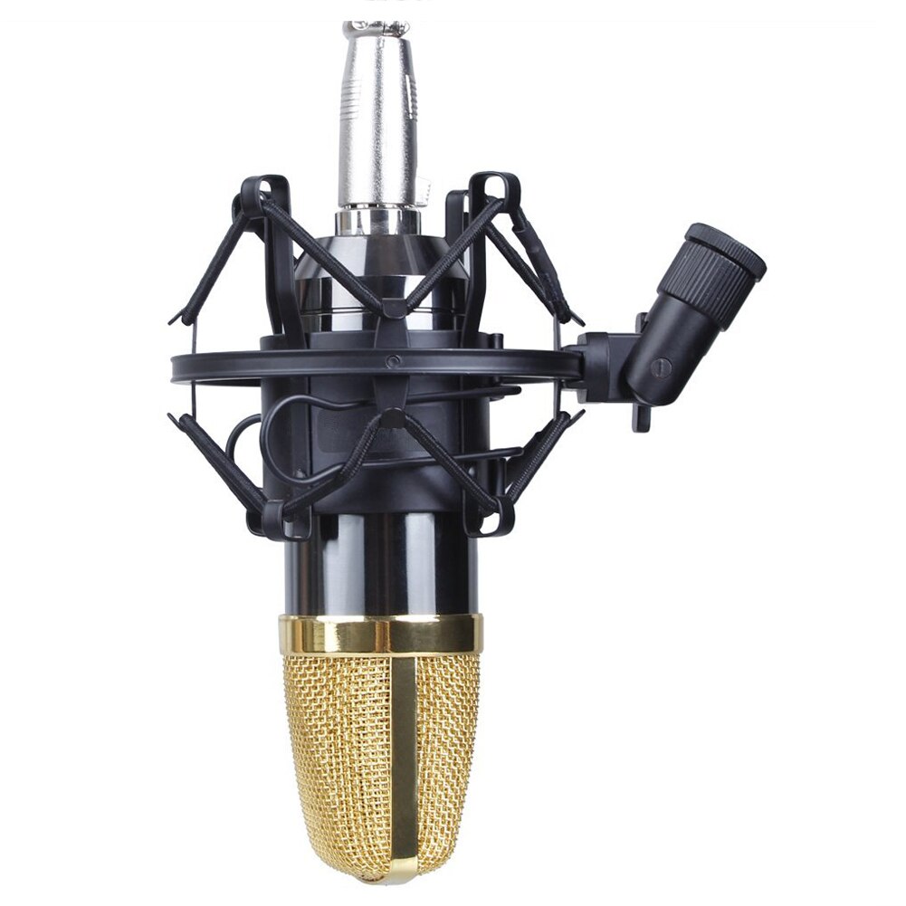 Microphone Shock Mount 50MM For 48MM-54MM Diameter Condenser Mic Black