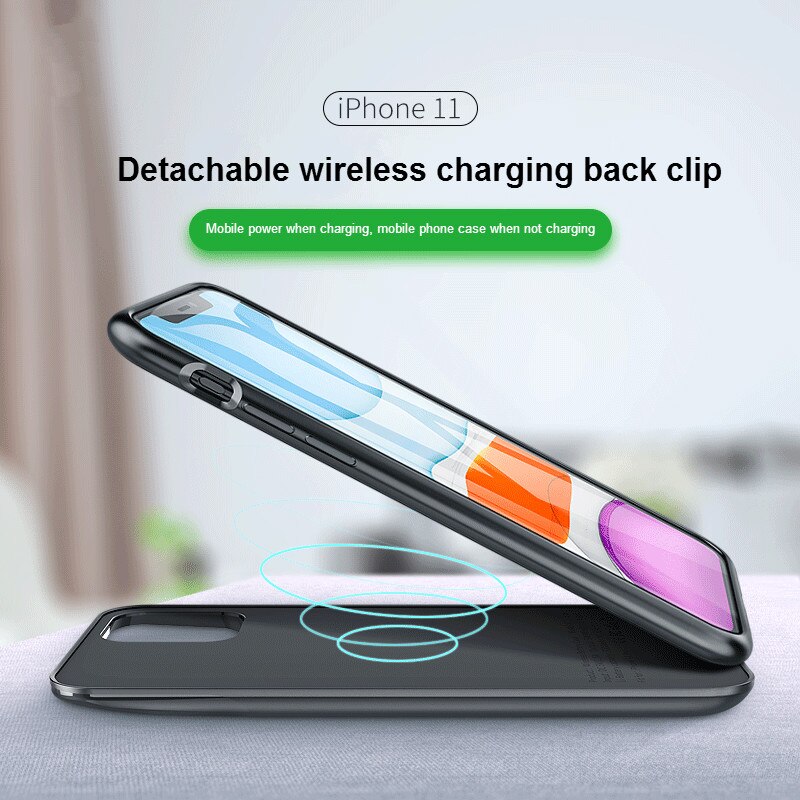 5000/5500mAh Phone Battery Charger Case For iPhone 11 11Pro 11ProMAX Ultra Thin Battery Charging Case Power Bank