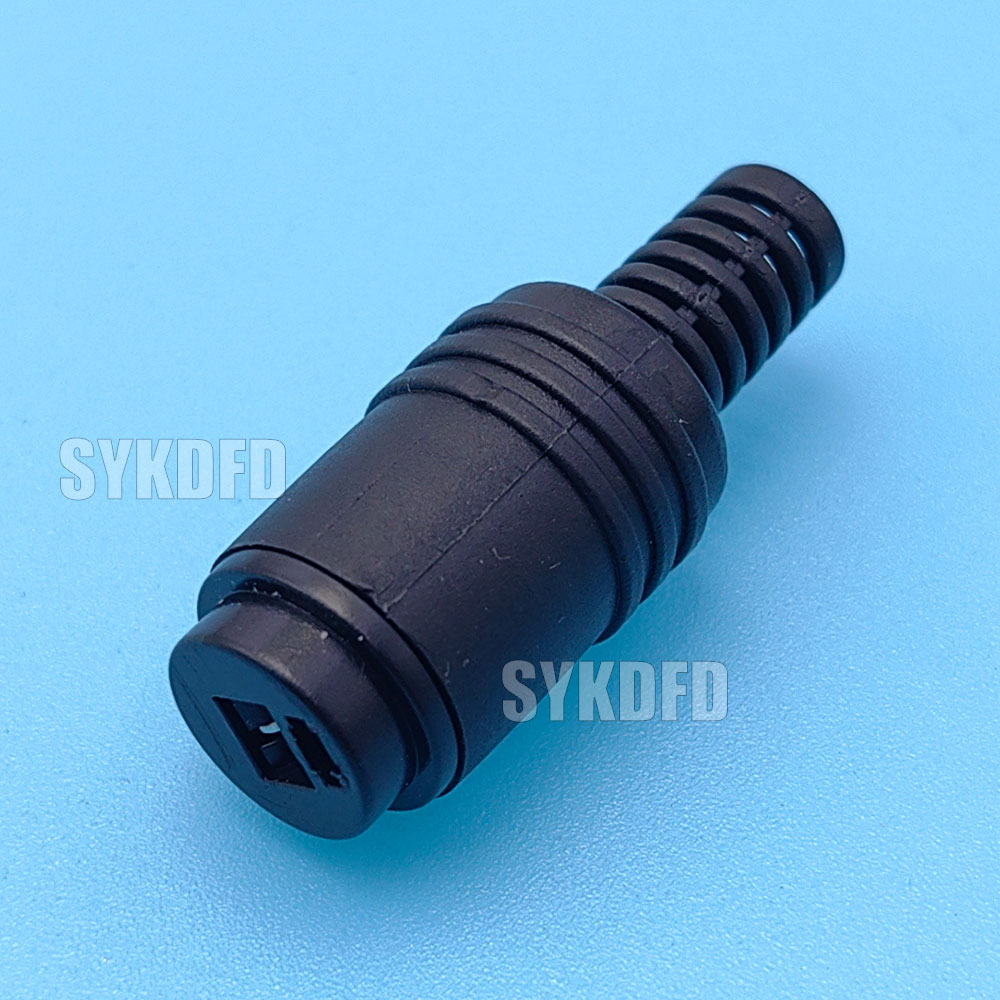 2Stift Schwarz Lärm Stecker Lautsprecher und HiFi Stecker Schraubklemmen Stecker Energie Audio- Lampe Signal Stecker Adapter: dunkel Grau / 10-19 Stücke