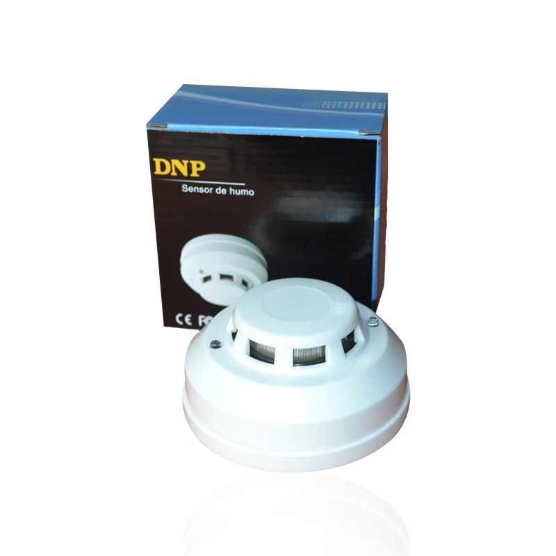 5pcs/Lot 12V DC Wired Networking Smoke Detector optoelectirc sensor use to check fire connect to wired zone