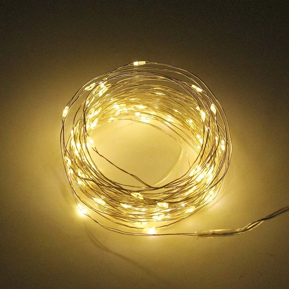 1 stks LED Solar Light Outdoor 7 M 12 M 22 M Flash Fairy Lamp 8 Modi 100/200 leds Kerst Decoratie voor Thuis Straat Tuin: Warm White / 21-30W