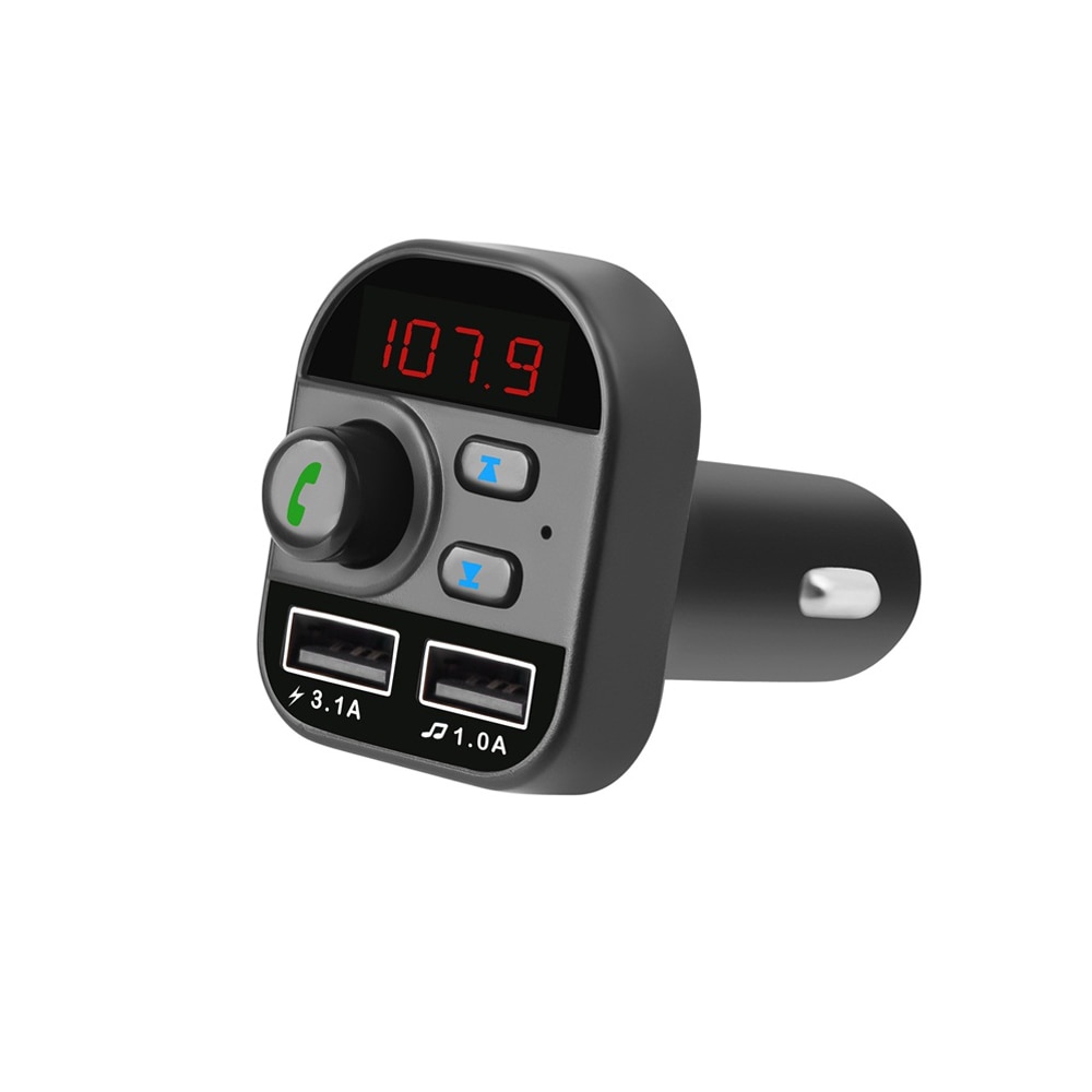 1 PC Bluetooth 5.0 Car FM Transmitter MP3 Player Wireless Hands free Radio Adapter Car Kit USB Charger Car Accessories