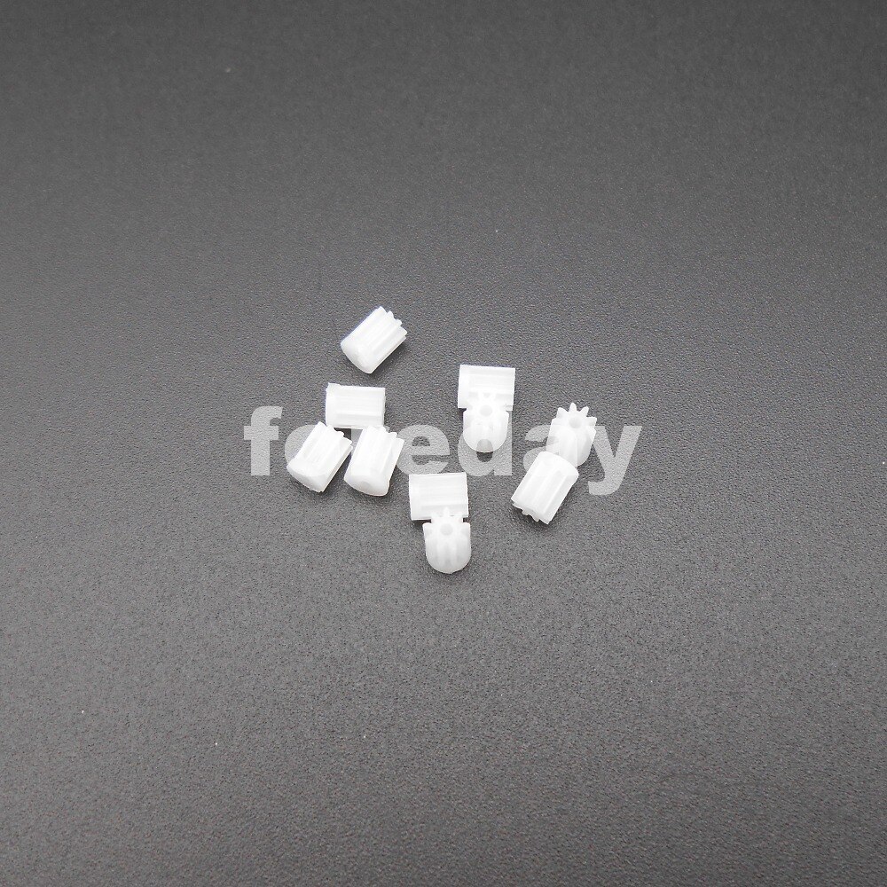 20 stks/partij 9T1A 0.3 M 9 Tanden Plastic Tandwiel 0.3 Modulus T = 9 Pinion Diafragma: 1mm DIY Model 1A 9 T 3 MM X 4 MM Voor X5C/X5A/X5 * FD221