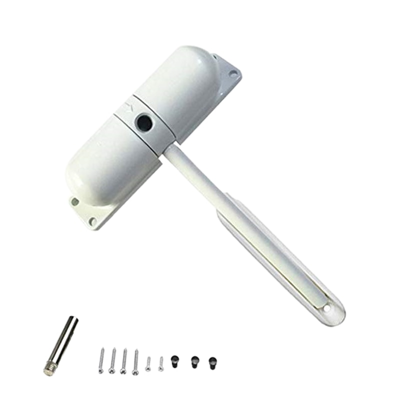 10-60kg White metal Adjustable Surface Mounted Automatic Spring Closing Door Closer Fire Rated Door Stopper Door Hardware
