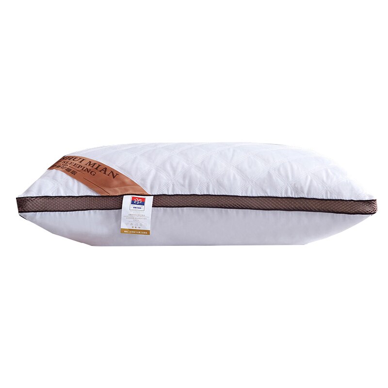 74X48 Cm Lange Nek Kussen Bed Slapen Kussen Verlichten Cervicale Vermoeidheid Schouder Pijn Kussen Vulling Kern Katoen Borduurwerk 1 Pc: white mesh edge / 74x48 high pillow 15