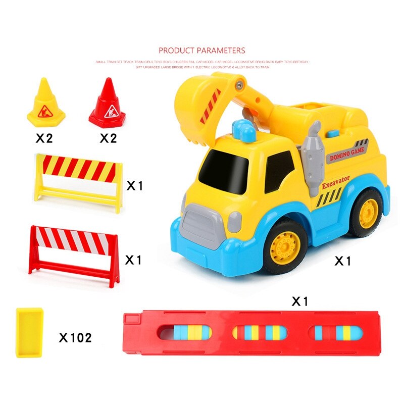 Automatic Laying ino Dealer Brick Train Car Set Kids Colorful Plastic inoes Blocks Game Toys Set for Kids