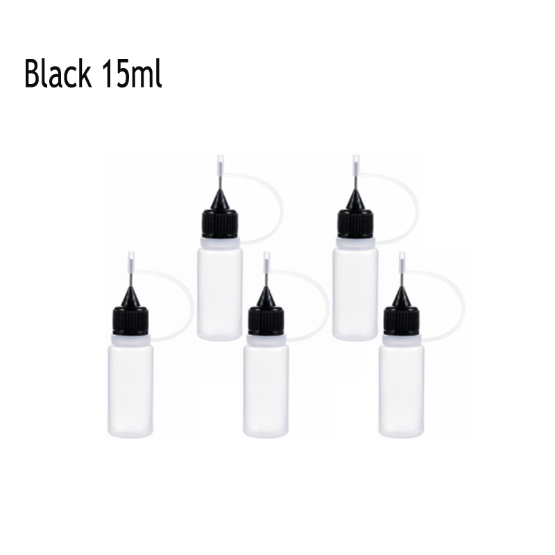 5-12Pcs 3ml-120ML Resuable Needle Tip Glue Applicator Plastic Bottle for Paper Quilling DIY Scrapbooking Paper Craft Tool: Ivory