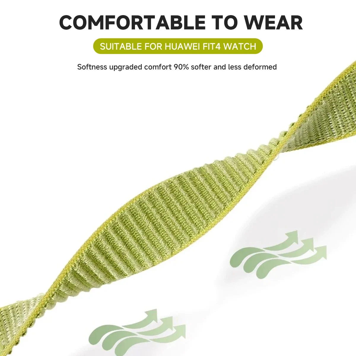 Nylon Woven Strap for Huawei Watch Fit 4 Pro/4 3 Original Official Bracelet Breathable Watchband Correa for Huawei Watch Fit 4/3