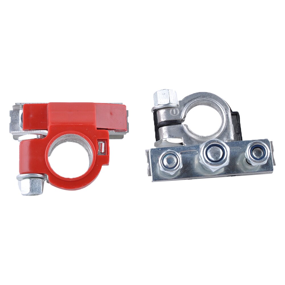1 Pair Car Automotive Top Post Battery Cable Wire Terminals Clamp Connectors