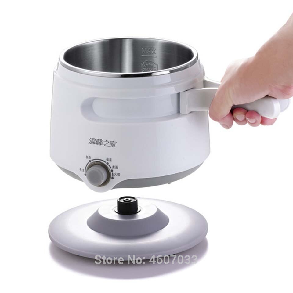 220V Mini Multifunction Electric Cooking Machine Pot Multi Electric porridge soup noodle Cooker with steam EU/UK/AU/US