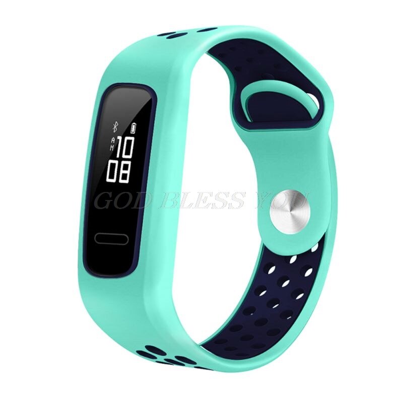 Zachte Siliconen Twee-Kleur Band Polsband Armband Vervanging Voor Huawei 3e/Huawei Honor 4 Running/huawei AW70 Smart Horloge: G