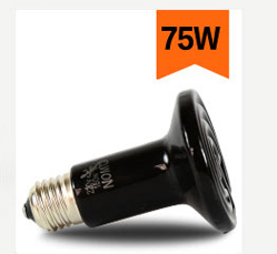 Huisdier Kip Vogel Reptiel Warmtelamp Infrarood Keramische Emitter Warmte Gloeilamp 25W 50W 75W 100W 150W Lamp Voor Huisdieren Reptiel: 75W