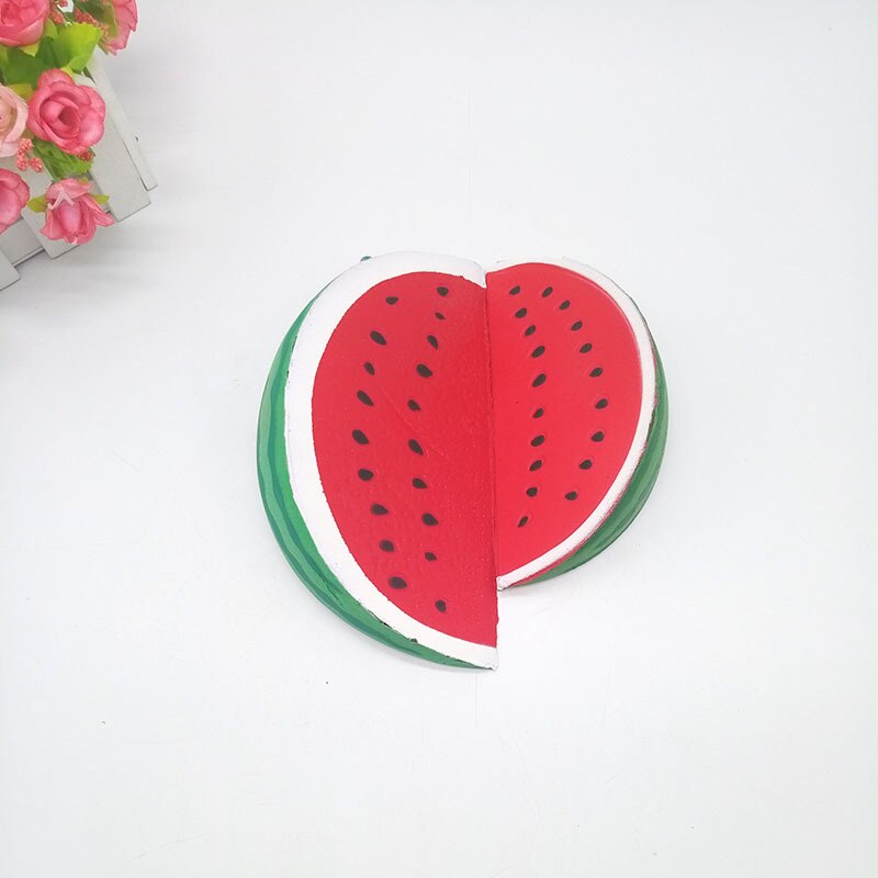 Gorący nowy Squishy śliczne Smiley arbuz krem wycisnąć zabawki powolne rośnie zabawki dekompresyjne Squishies zabawki z wyprzedaży prezent