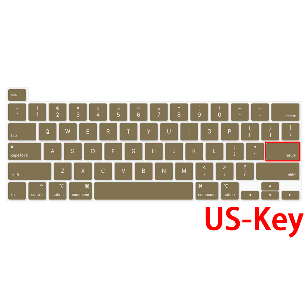 Laptop tastatur abdeckung für macbook Profi13 zoll tastatur Schutz Film für macbook 13 Neue Profi A2289 A2251Mac Profi farbe abdeckung: uns-dunkel Grün