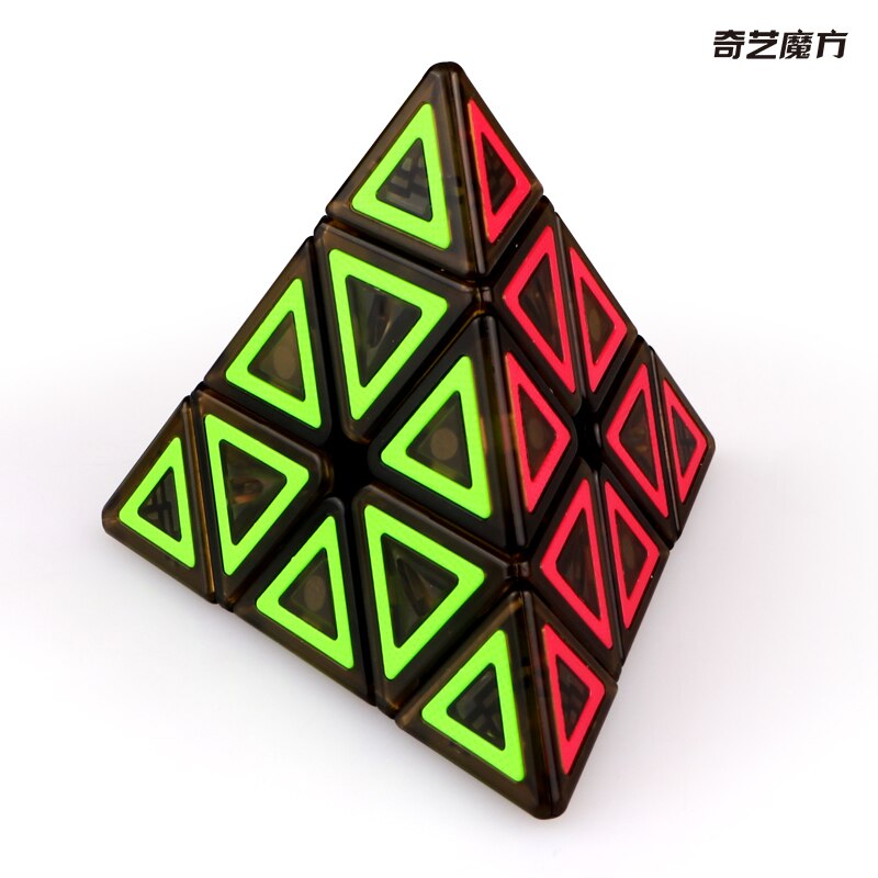 Qytoys Dimensie Piramide Magic Cube Cubo Magico Professionele Neo Speed Cube Puzzel Antistress Speelgoed Voor Kinderen