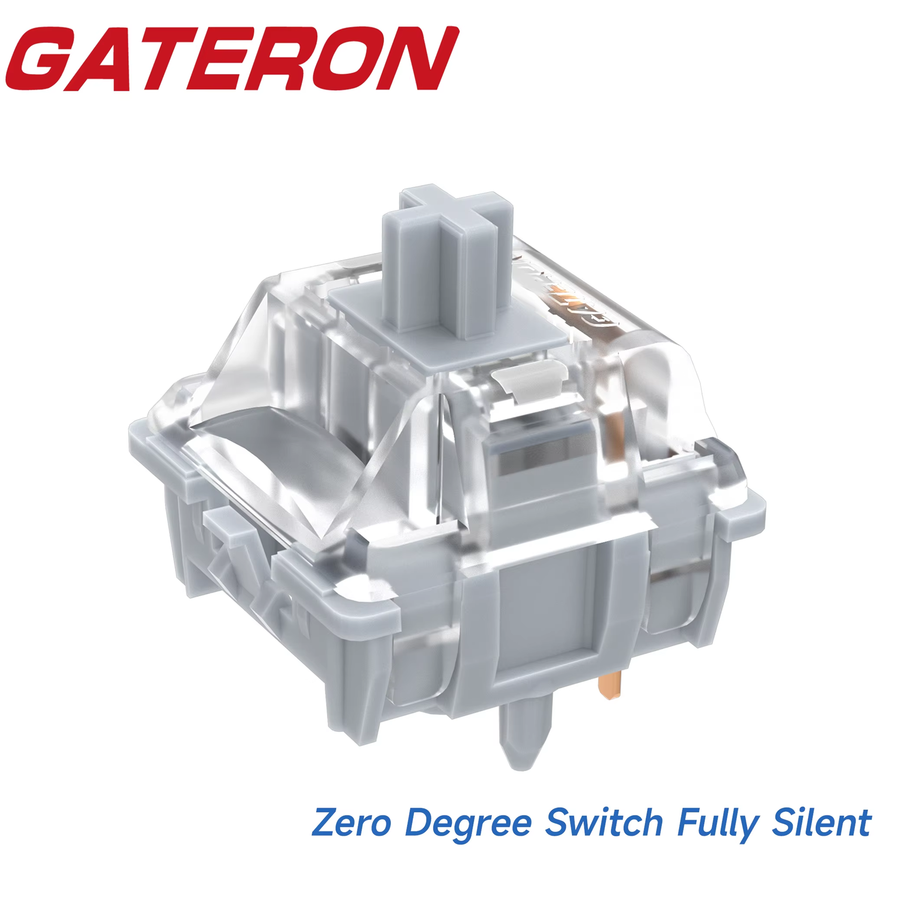 Gateron 0 ° Przełącznik z zerowym cichym przełącznikiem Liniowy przełącznik z zerowym stopniem 0 stopni Klawiatura mechaniczna do gier Podwójna szyna Silent Pad Przełączniki MX
