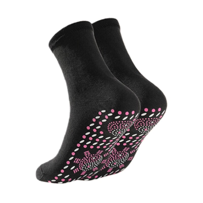 094C Self-heating Magnetic Socks Self Heated Socks Tour Magnetic Therapy Comfortable: Black