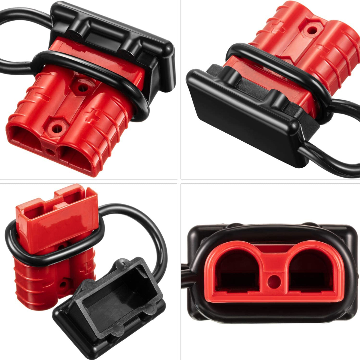 Conector rápido de batería 50A 12-36V, Kit de enchufe de arnés de cables rápido de batería para remolque de cabrestante de Motor