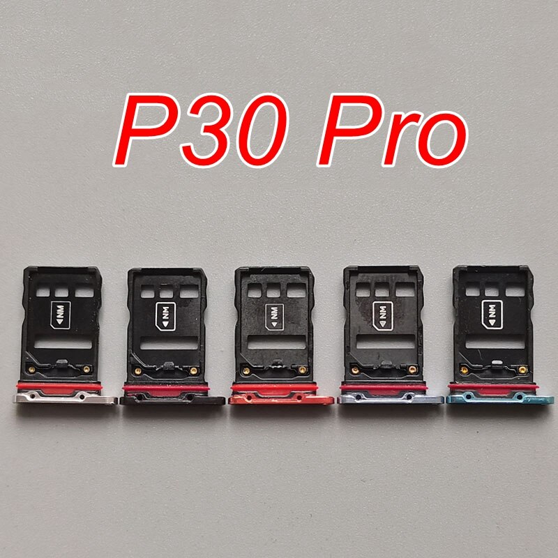 Mikro SD Karte Tablett Für Huawei P30 Lite SIM Karte Tablett Slot Sockel Halfter Adapter Ersatz Für Huawei P30 Profi VOG-L29 L09 L04