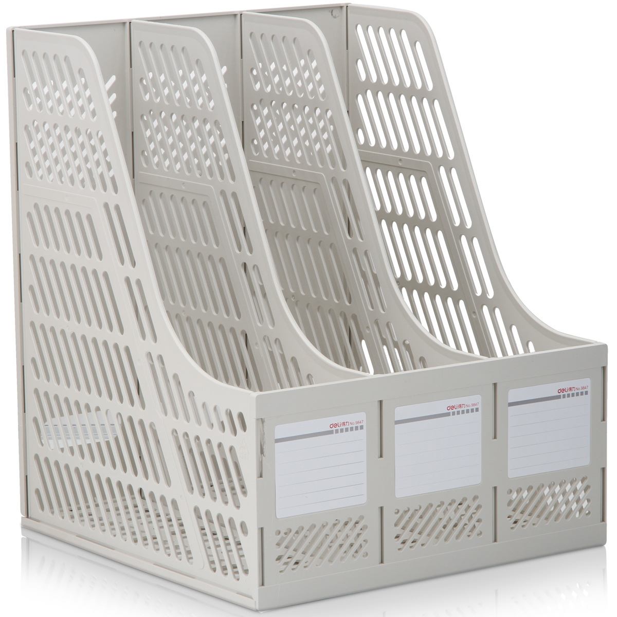 1 Set Business File Tray DIY Desktop Magazine A4 File Organizer Document Trays Office Supplies Stationery-random color