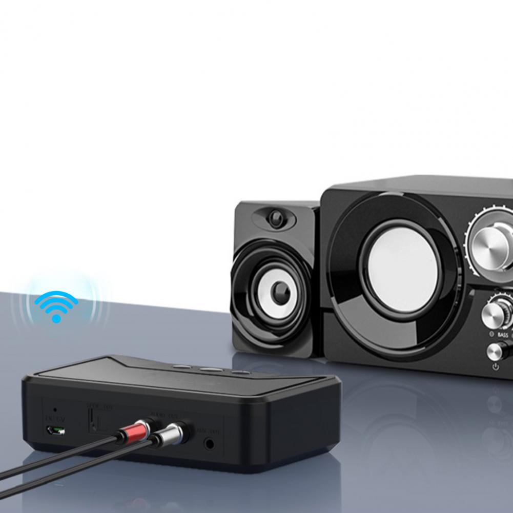 BT300 Bluetooth 5.0 Bluetooth Receiver 3.5mm AUX Jack Easy-to-use black HiFi Bluetooth audio receiver