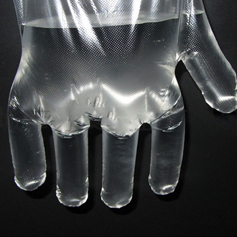 Keuken Accessoires 100Pcs Waterdichte Multipurpose Schotel Wassen Handschoenen Transparante Dunne/Gewone/Dikke Draagbare Food Grade Pe