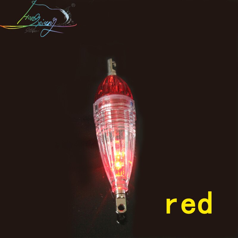 Diepzee Vissen Zoetwater Universele Led Vis Attractie Lamp Diep Water Vissen Lamp Vis Lokken Verlichting Met Batterij: red 6cm