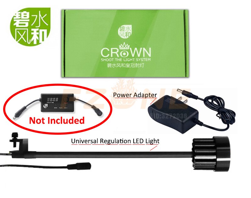 Aquarium LED Light Mini Aquarium Tank Universal High Power Clip-on Light Turtle Fluorescent Lamp With Smart Light Controller