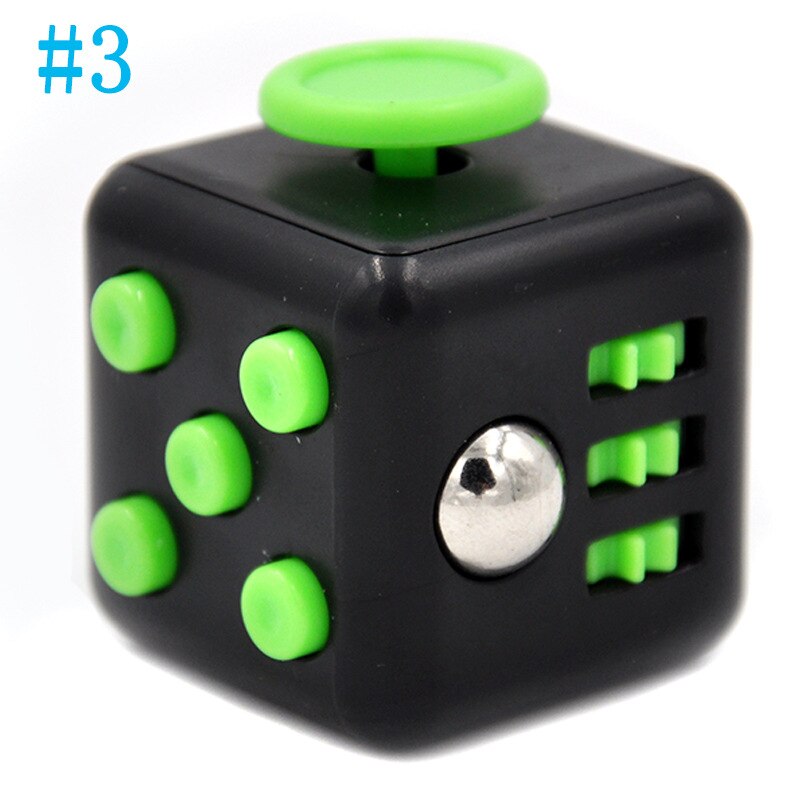 Stress Relief Cube Anti-stress Spielzeug Erwachsene Büro Schreibtisch Finger Spielzeug Dekompression Würfel Spinner Angst Autismus Reliever: I